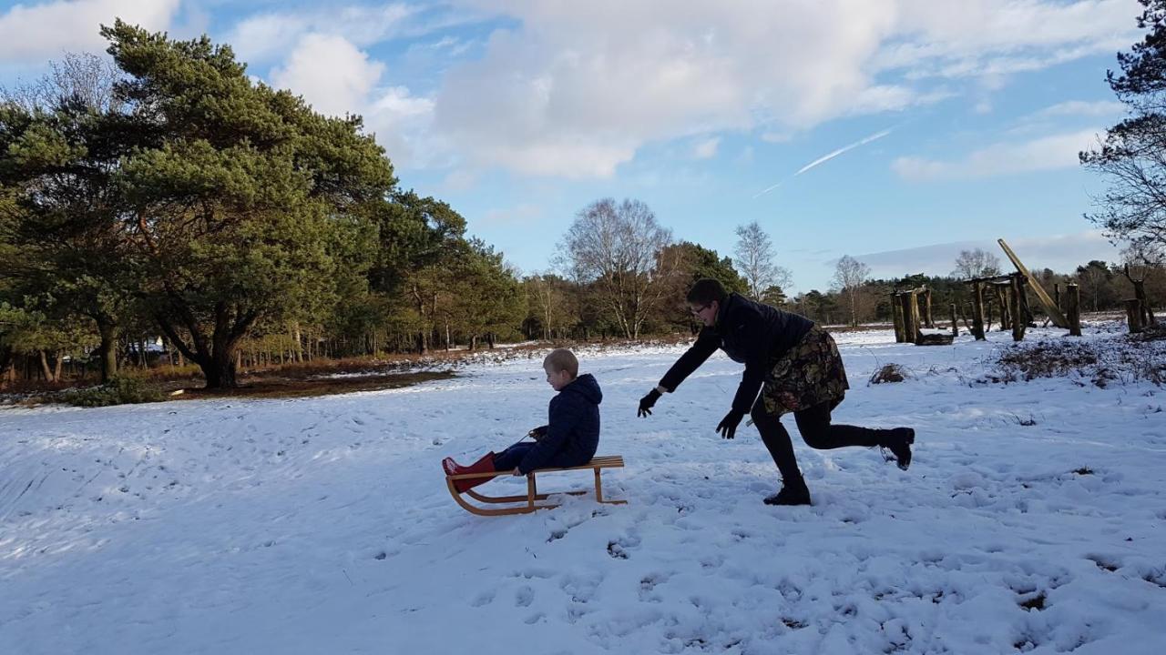 Chalet Op De Veluwe # Linde พุทเทิน ภายนอก รูปภาพ